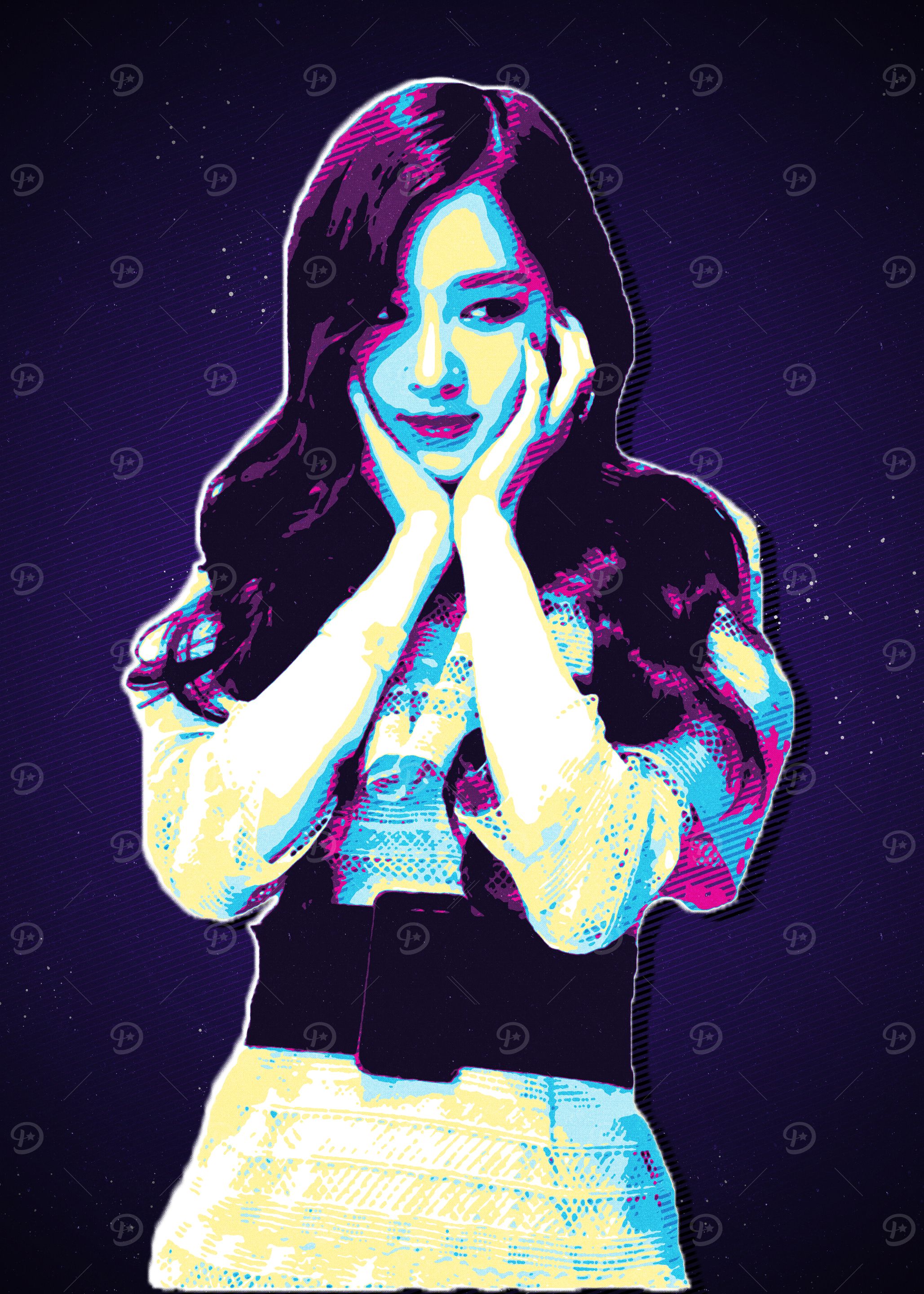 Pop Art Portrait of a Woman