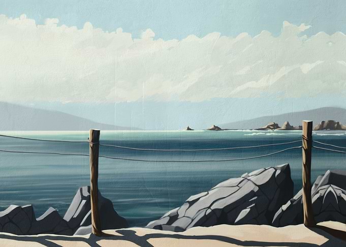 Coastal Landscape Painting