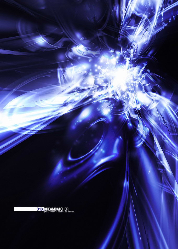 Abstract Blue Dreamcatcher