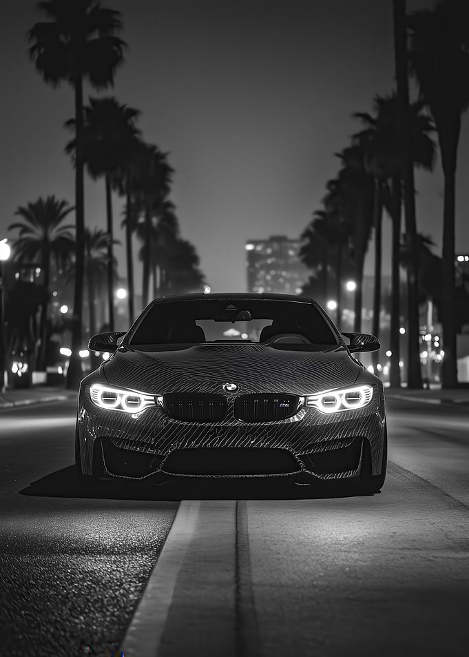BMW M4 Night Drive