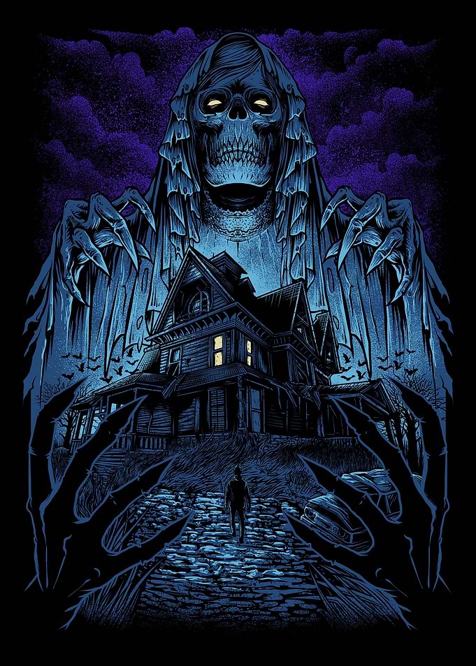 Haunted House Illustration