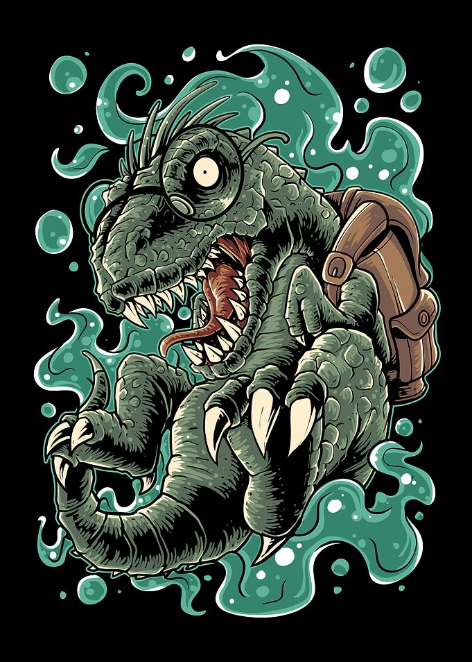 T-Rex Go To School
