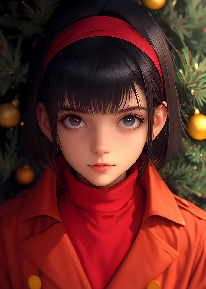 Anime Girl in Red
