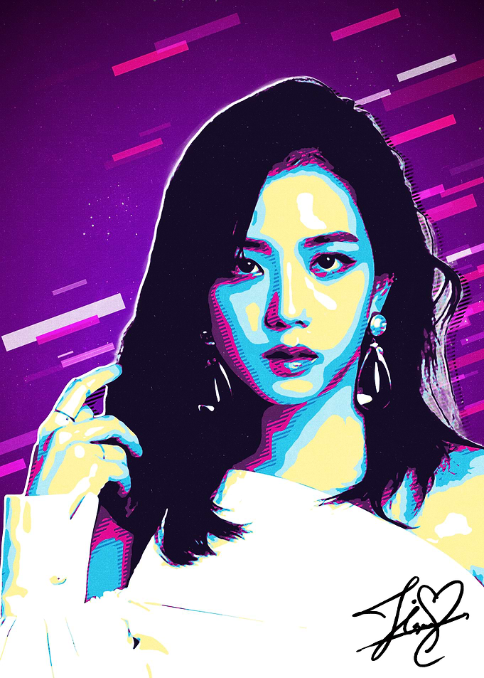 jisoo Blackpink Pop Art