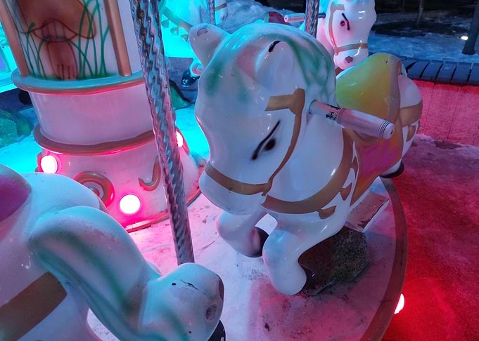 Carousel Horse Close-Up