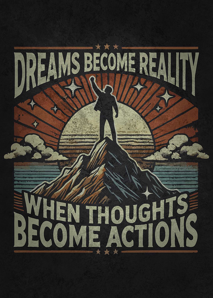 Dreams Become Reality When Thoughts Become Actions