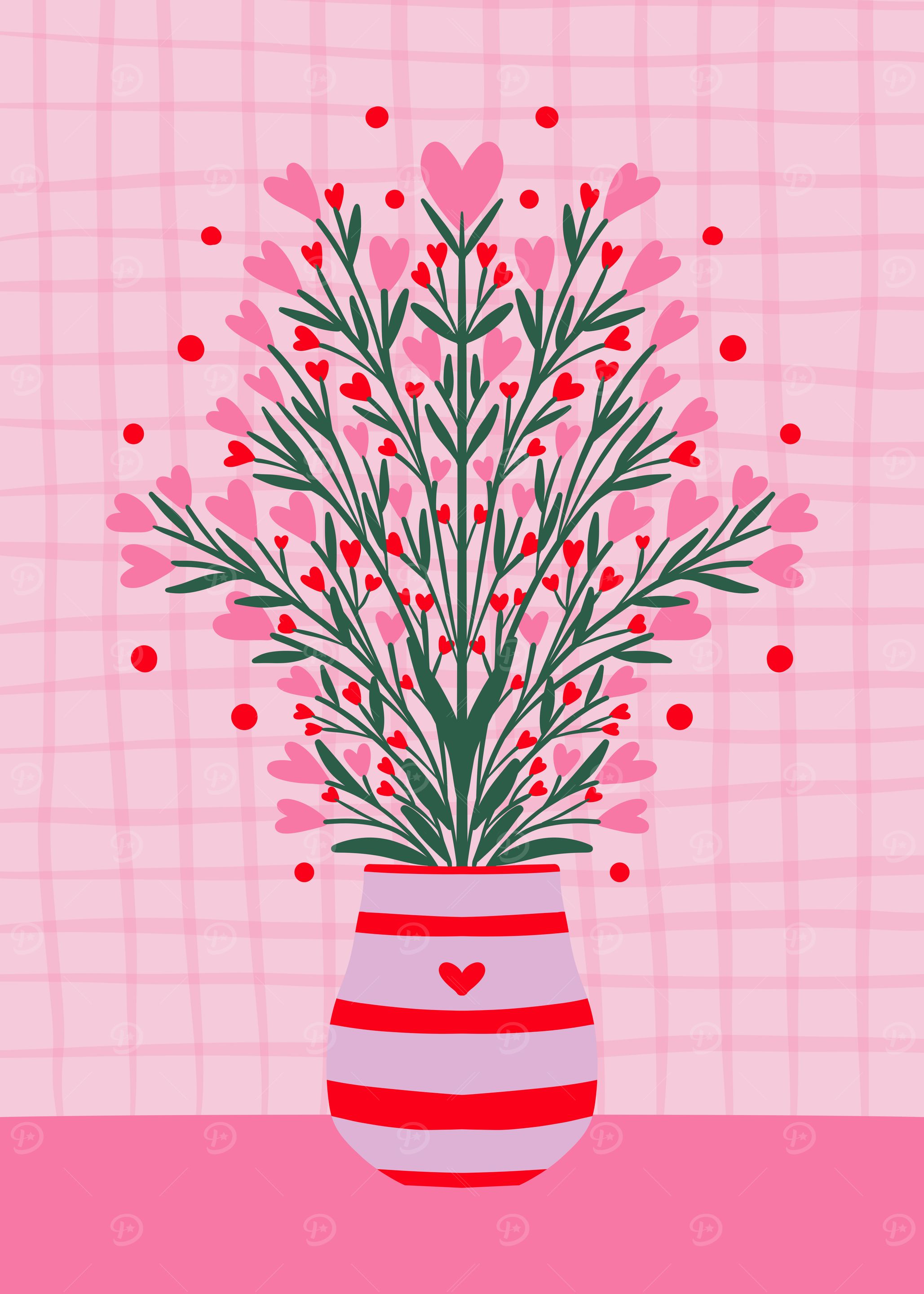 Heart Flower Vase