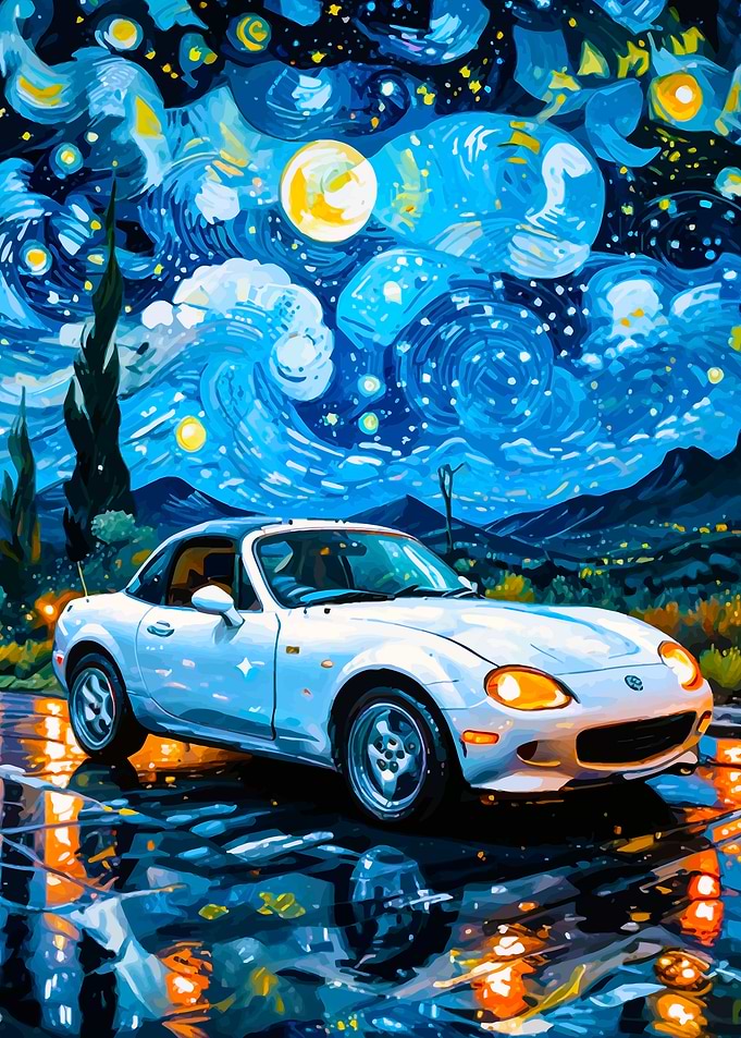 Starry Night Mazda Miata