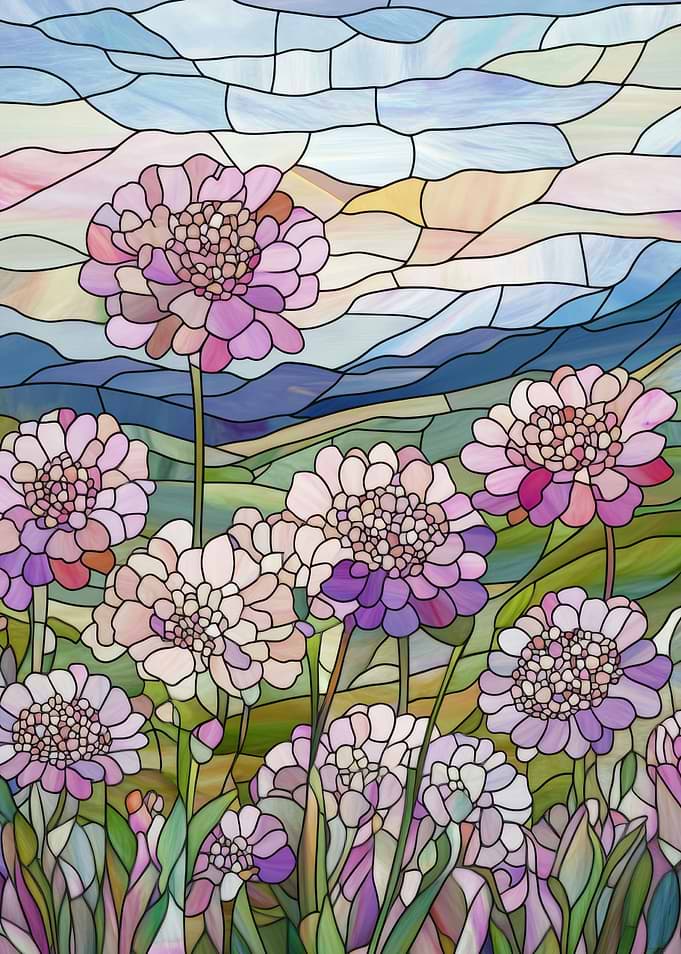 Stained Glass Flowers