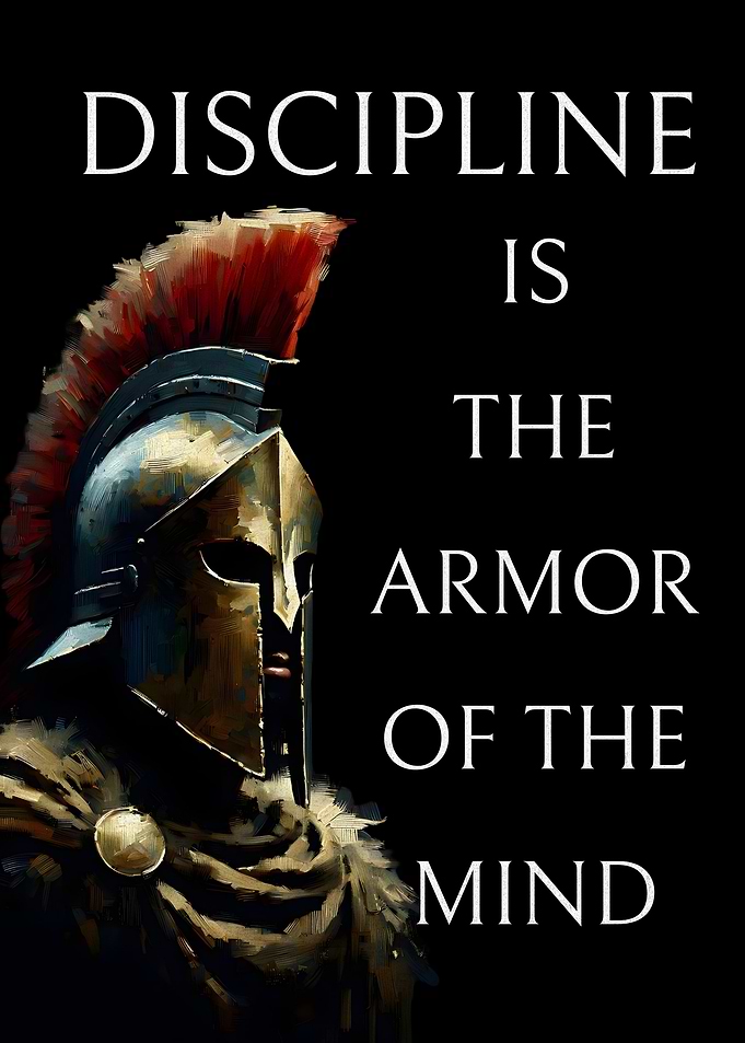 Spartan Discipline Poster
