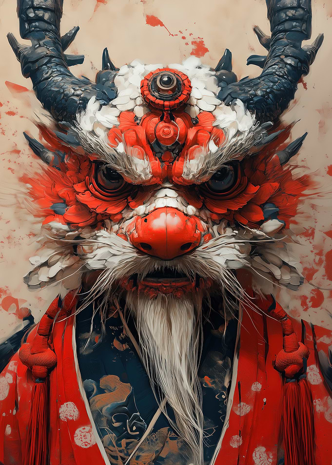 Red Dragon Mask