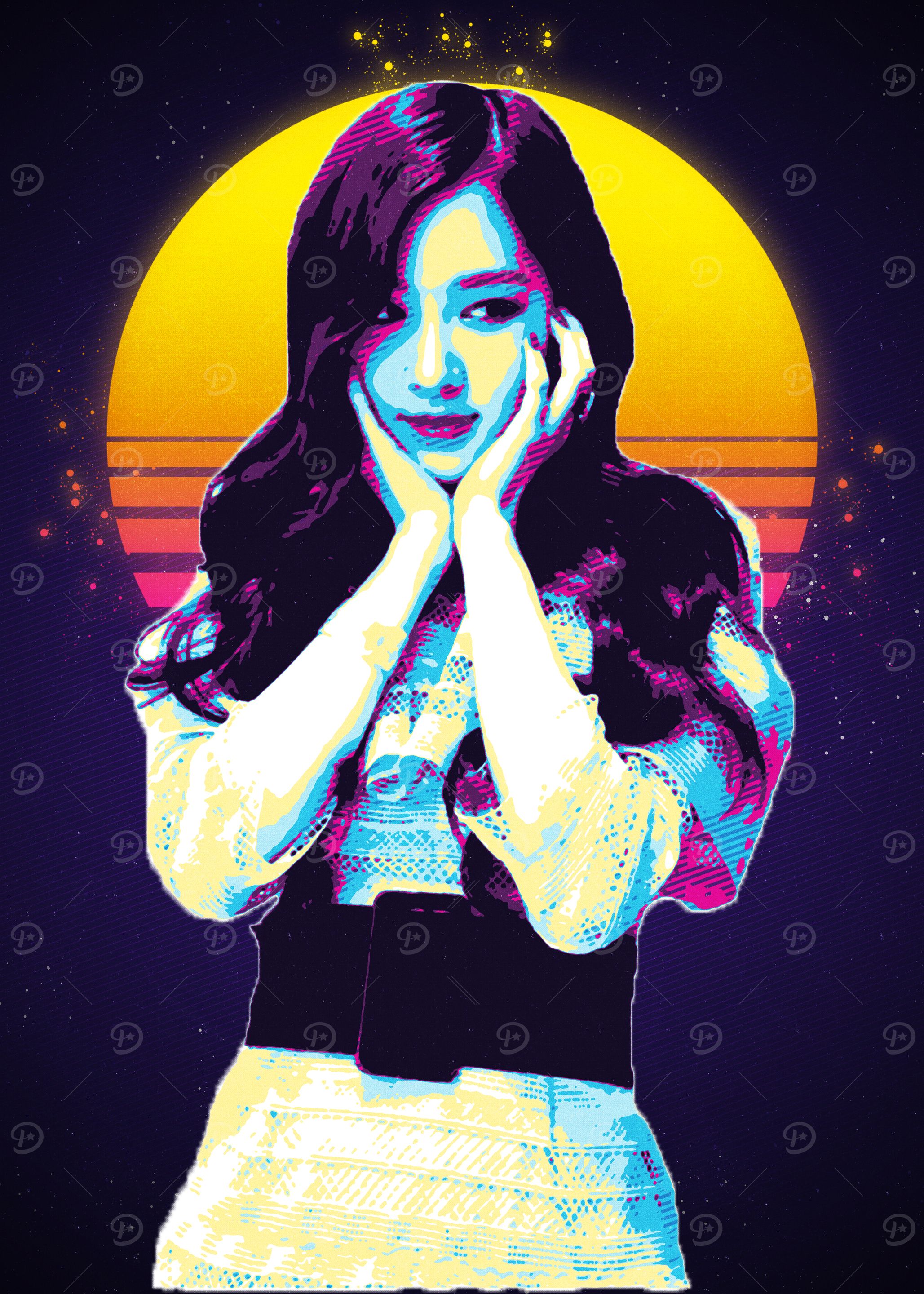 Retro Pop Art Portrait