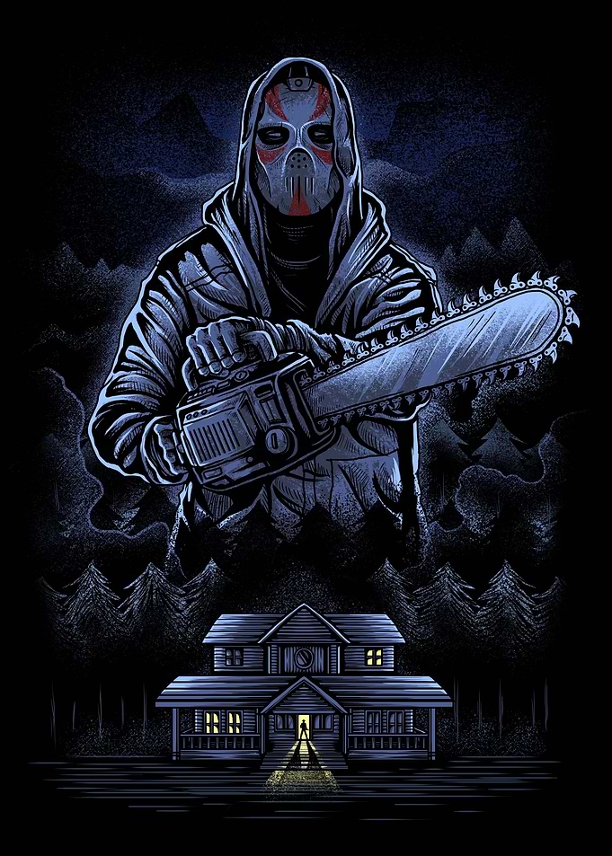 Horror Movie Chainsaw Killer