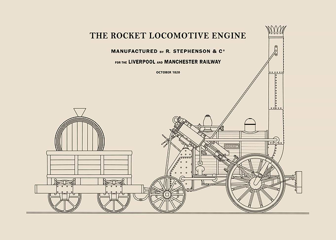 The Rocket Locomotive Engine