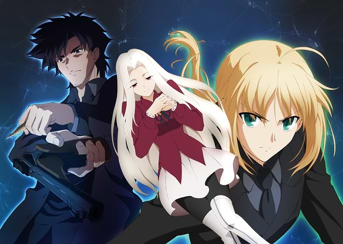 Kiritsugu, Irisviel, Saber
