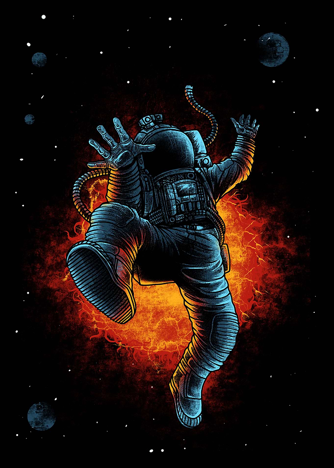 Astronaut lost in Space