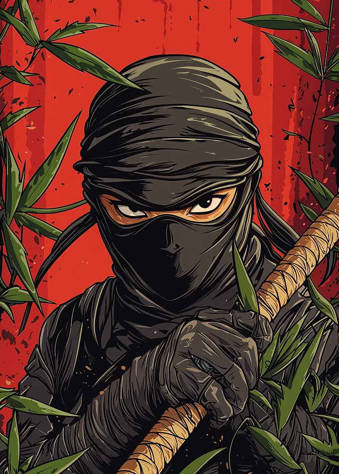 Ninja Warrior Art Print