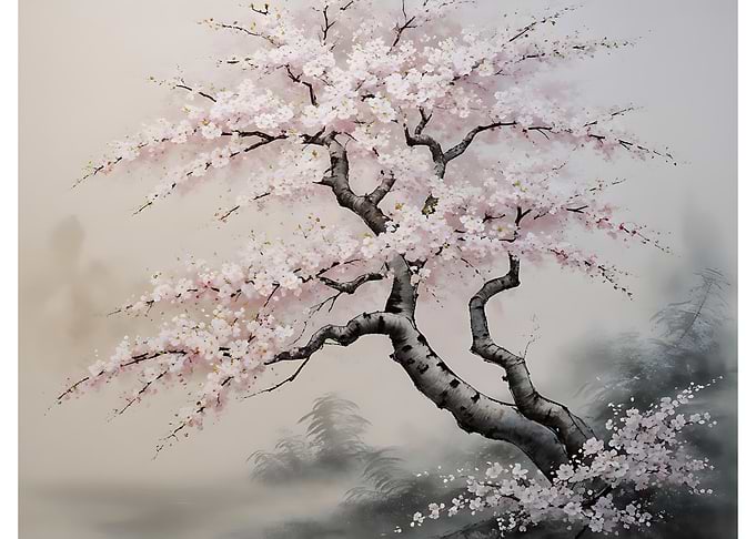 Elegant Cherry Blossom Tree