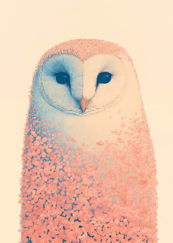 Owl in Bloom