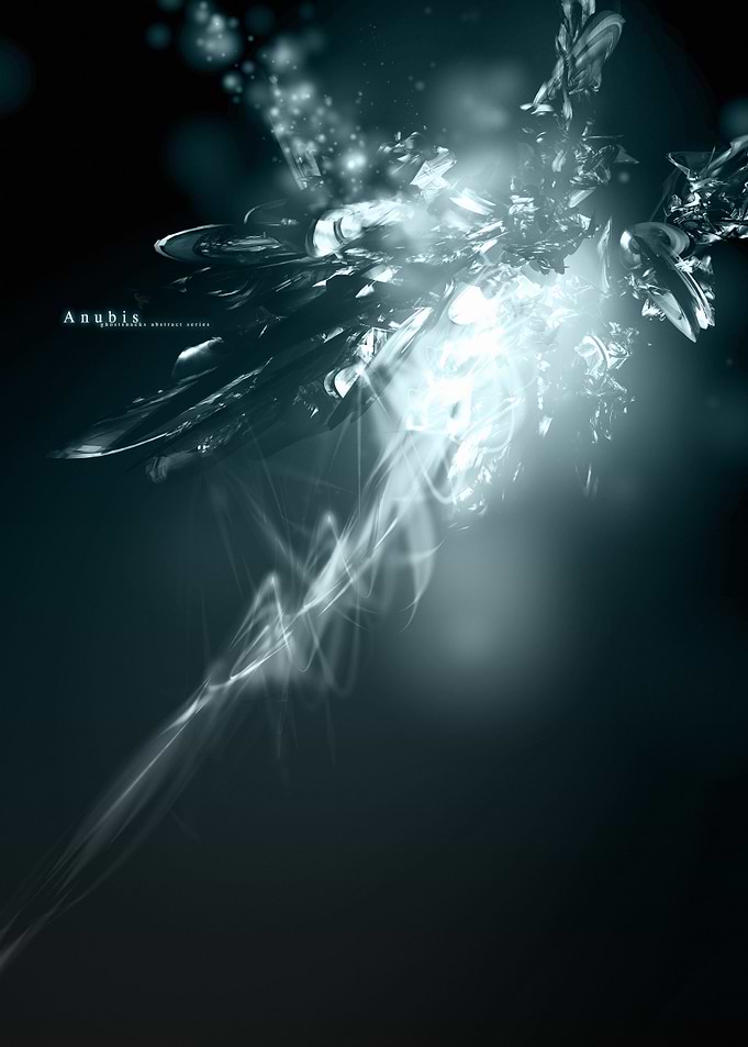 Abstract Digital Art Anubis