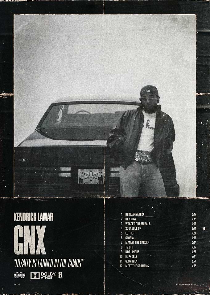 Kendrick Lamar GNX Album Cover