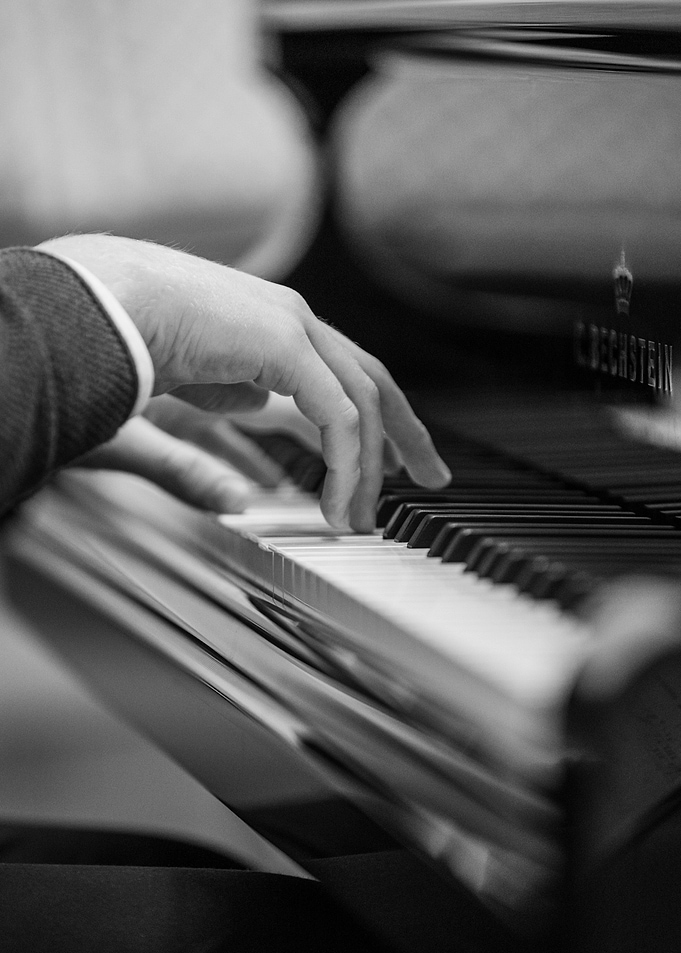 Piano Keys Close-Up