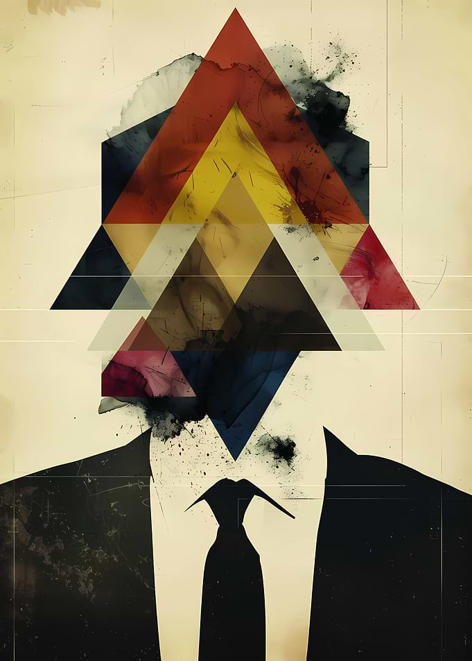 Abstract Geometric Portrait