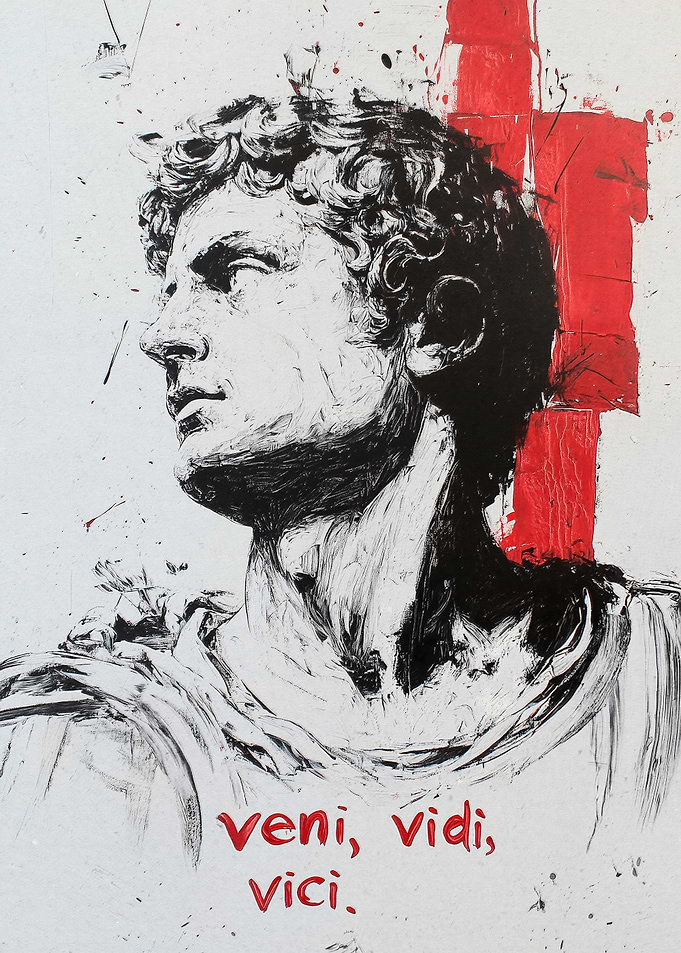 Veni Vidi Vici Art Print