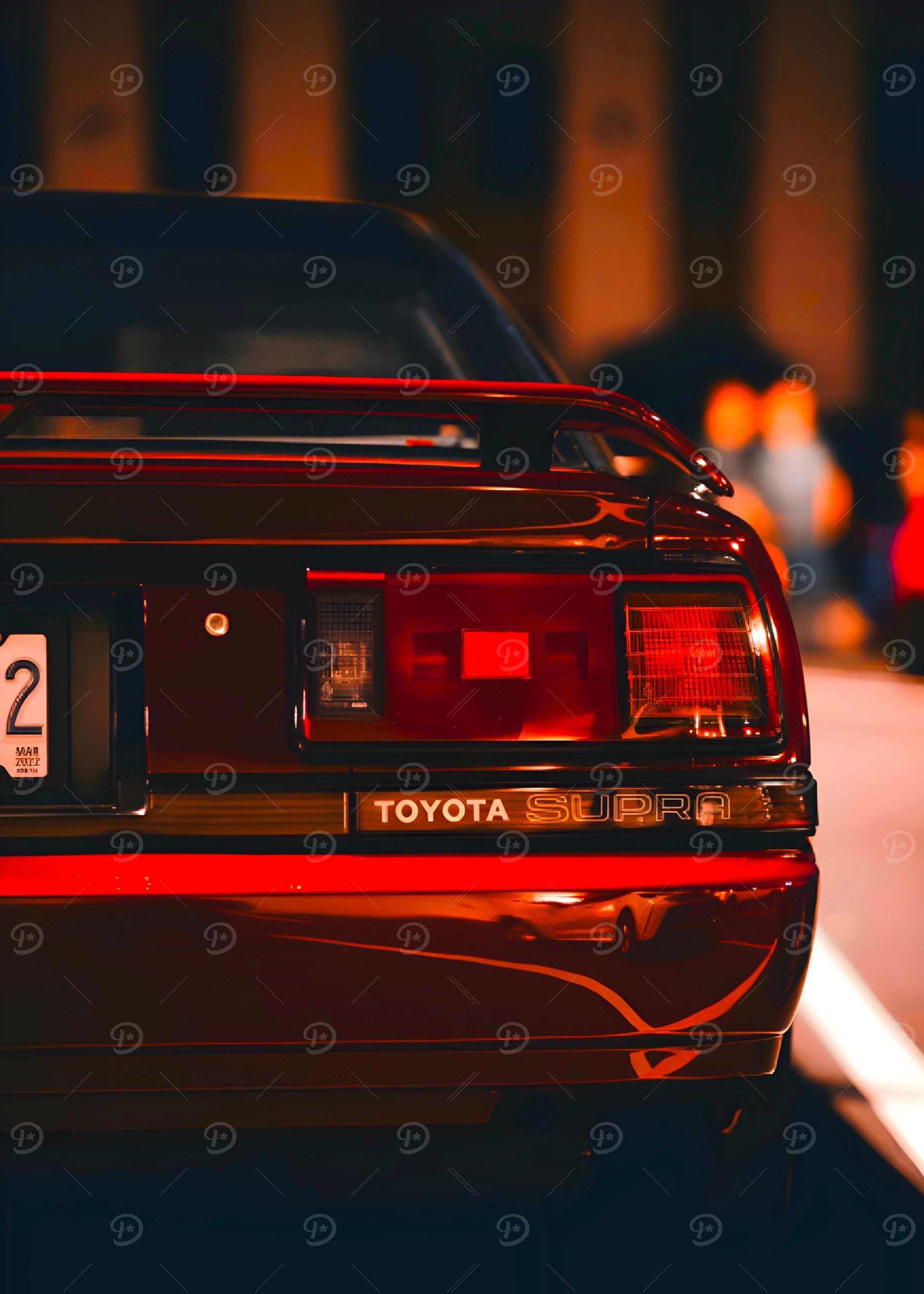 Toyota Supra Rear View