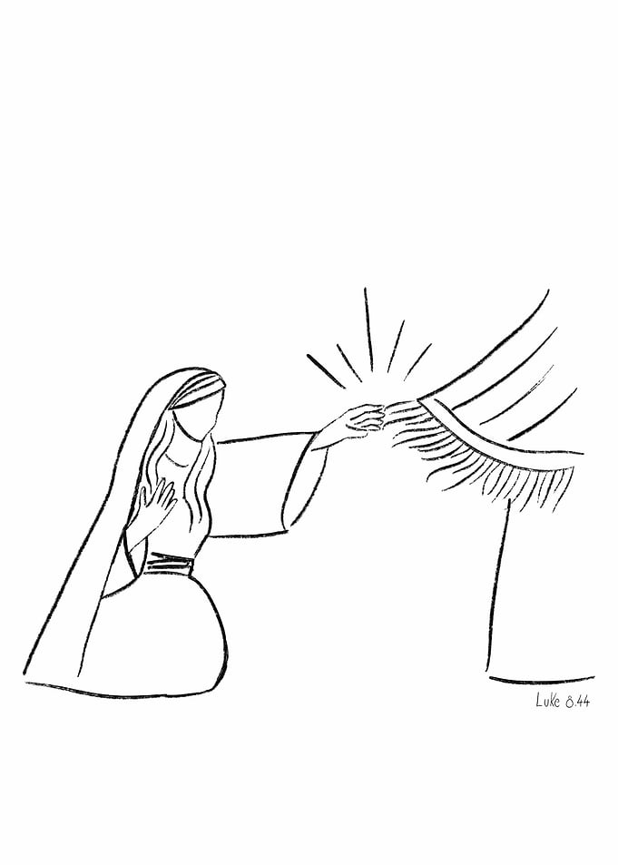 Woman Touching Jesus' Garment