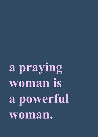 Praying Woman Quote
