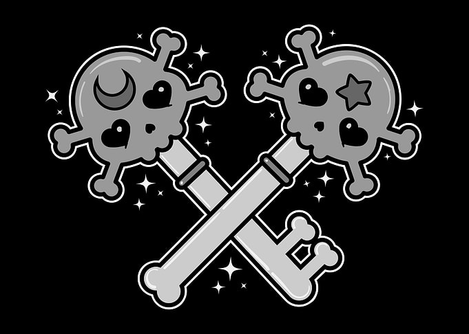 Cute Skull Keys