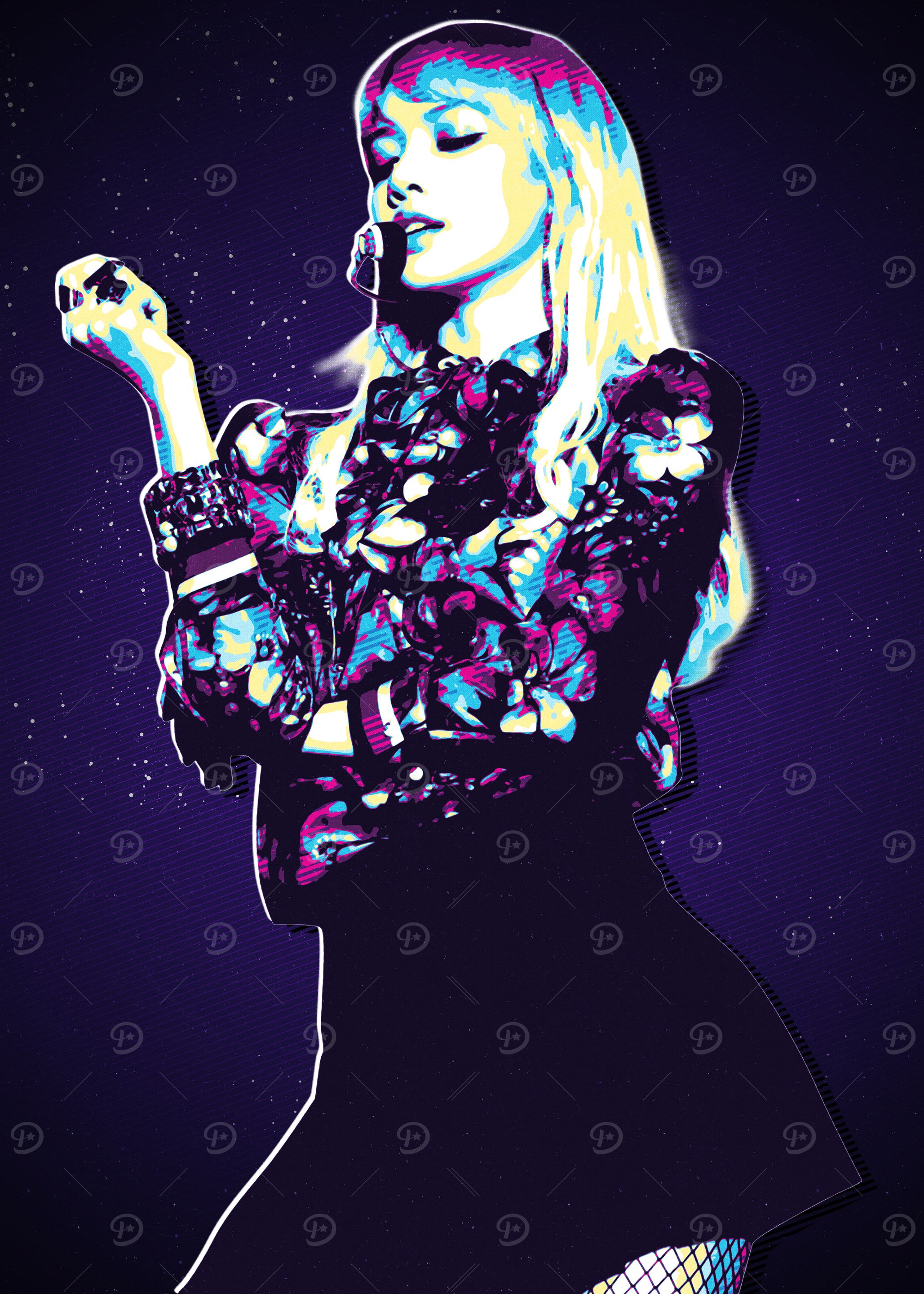Pop Art Female Figure