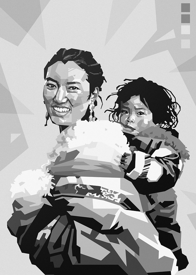 Mother and Child Portrait