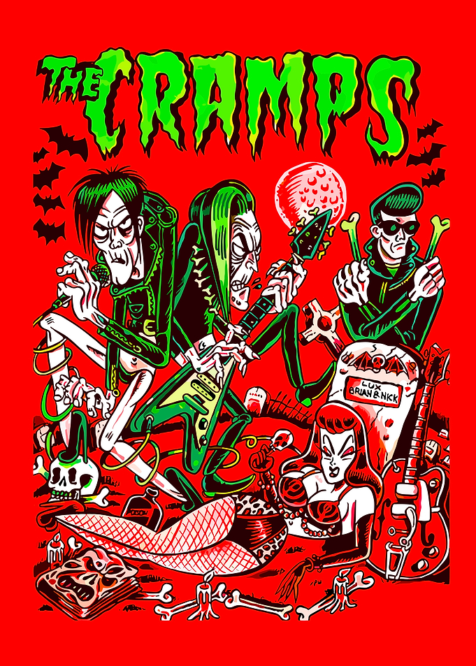 The Cramps Band Poster