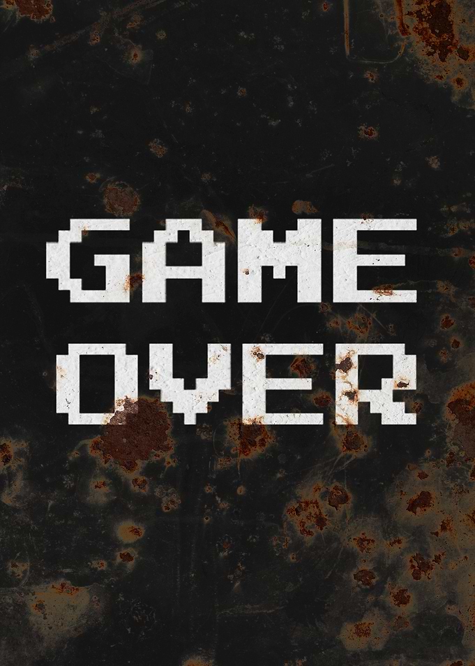 Game Over Pixel Art
