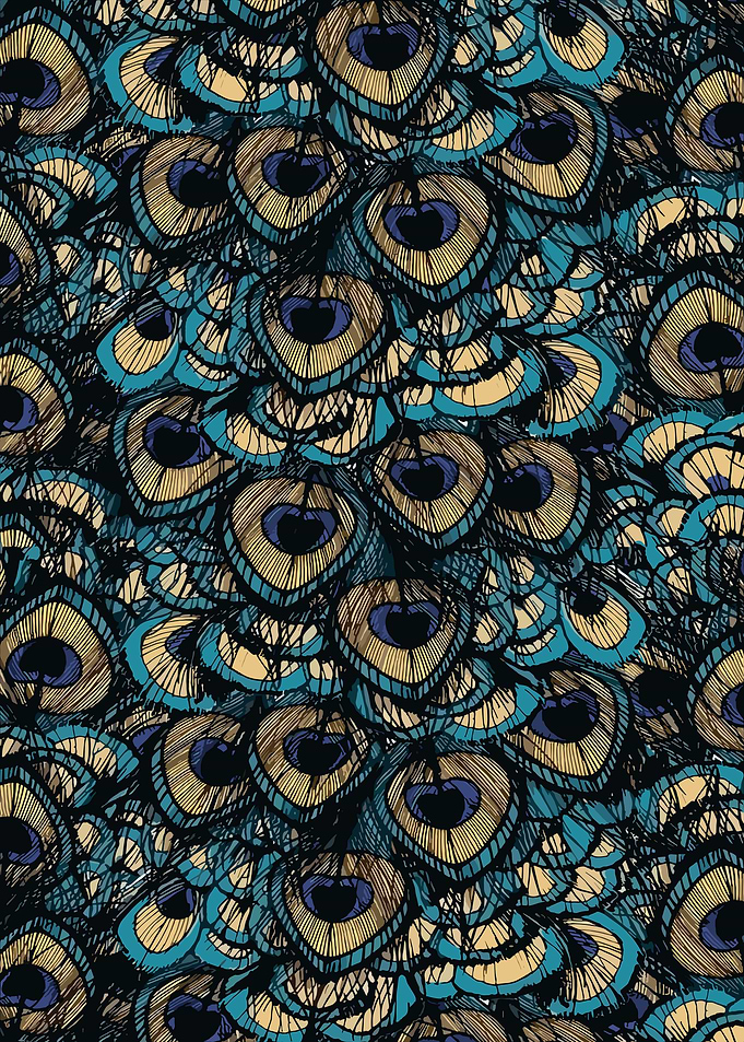 The Great Peacock Feather Pattern