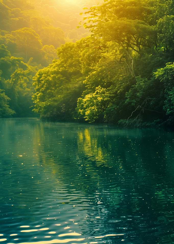 Sunrise Forest Lake