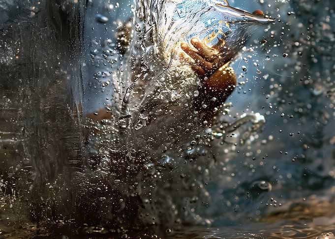 Peter's Faith & Jesus' Hand