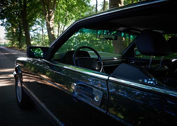 Black Mercedes-Benz Sedan