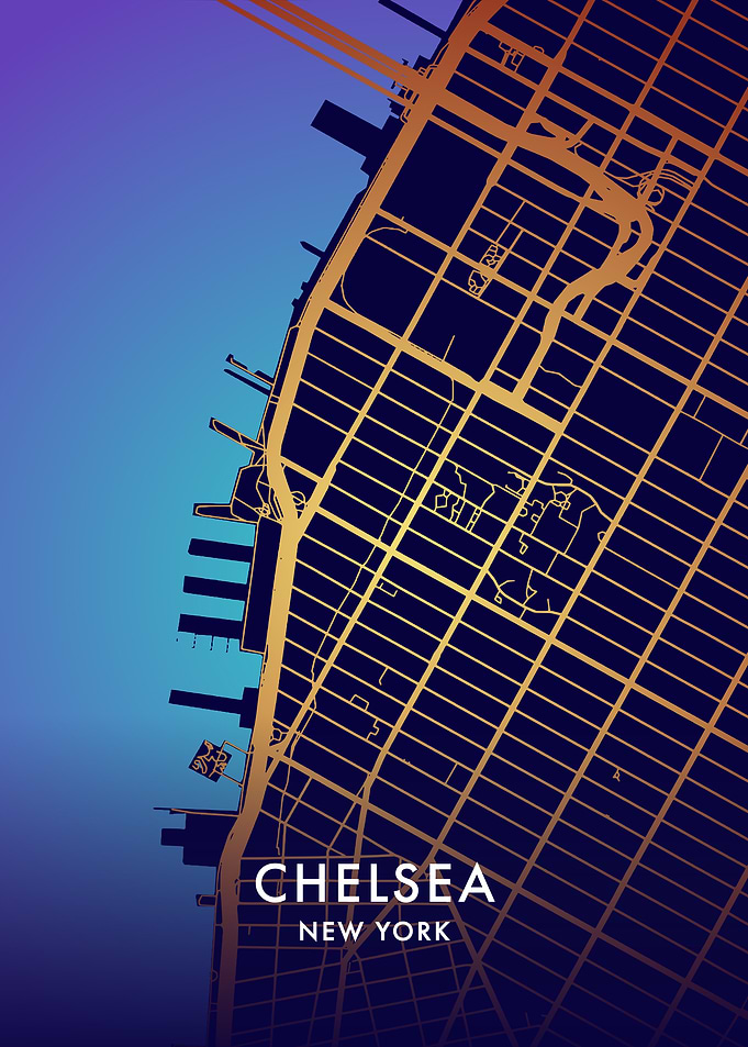 Chelsea, New York City Map