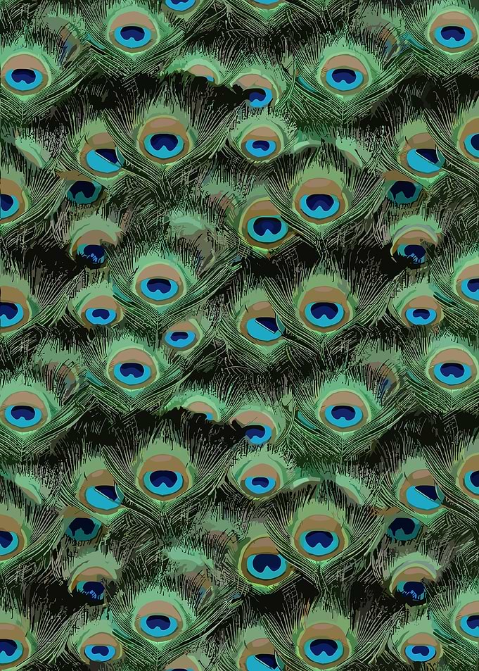 Peacock Feathers Pattern