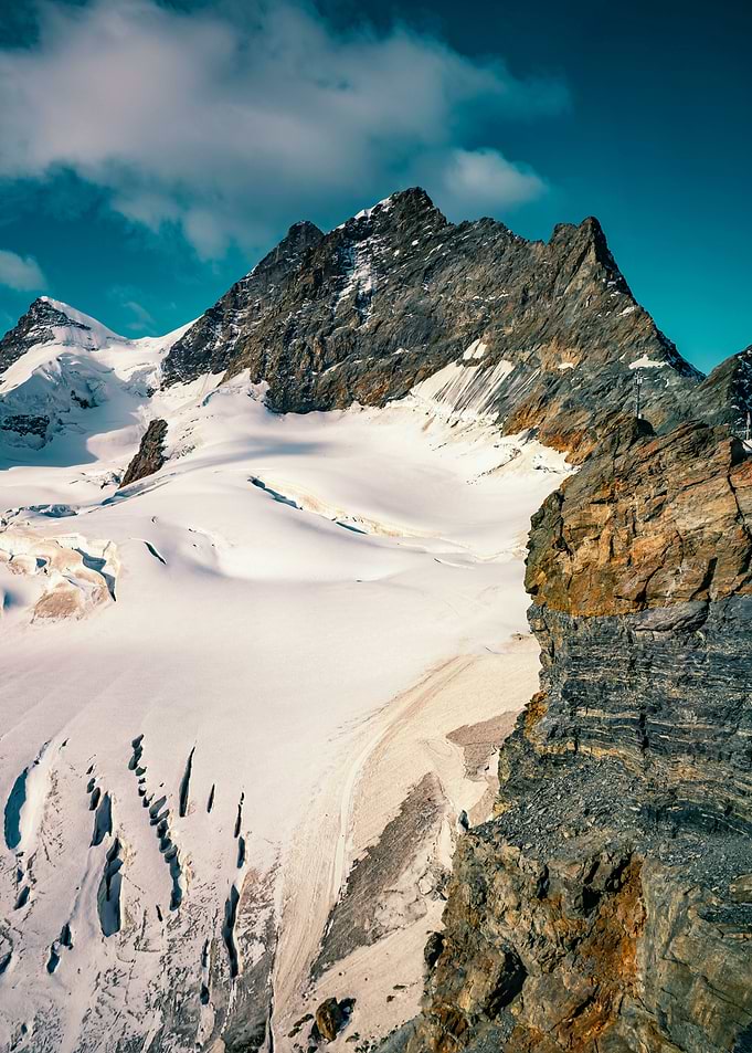Snowy Mountain Peak