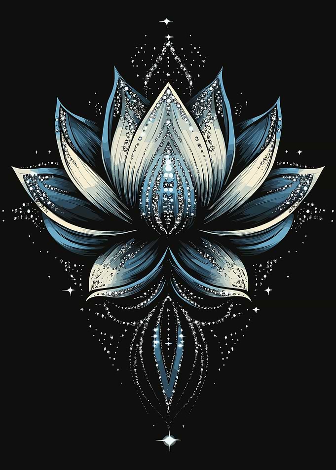 Diamond Lotus Flower