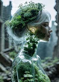 Woman with Nature Inside