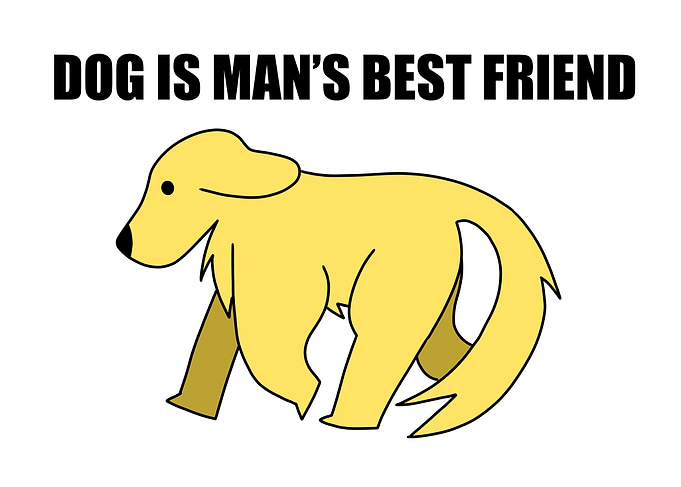 Dog Best Friend Illustration