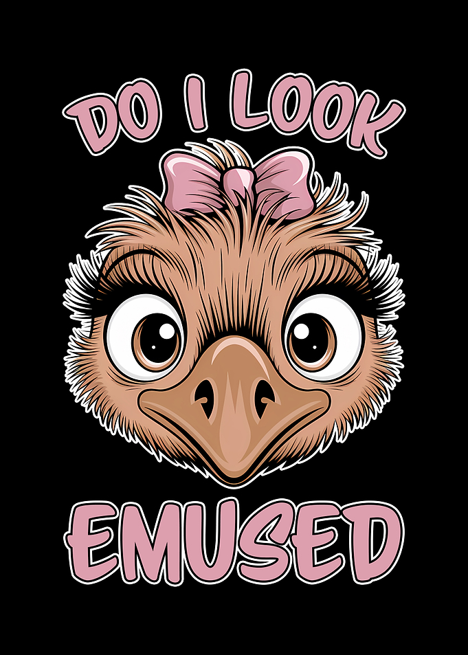 Emu Pun Graphic