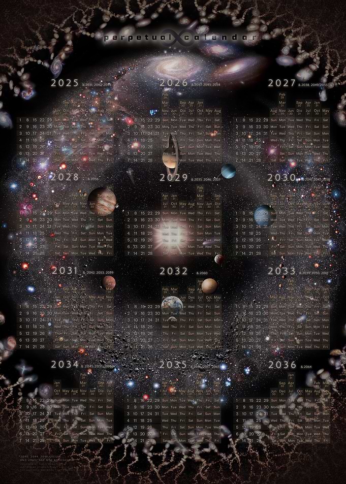 Universe Perpetual Calendar
