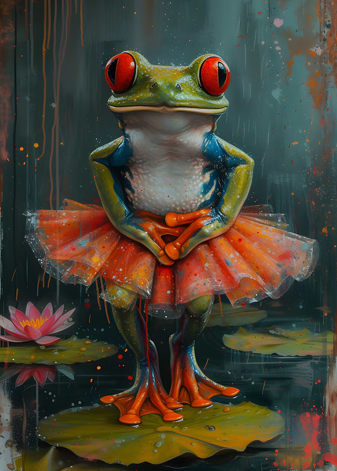Frog in a Tutu