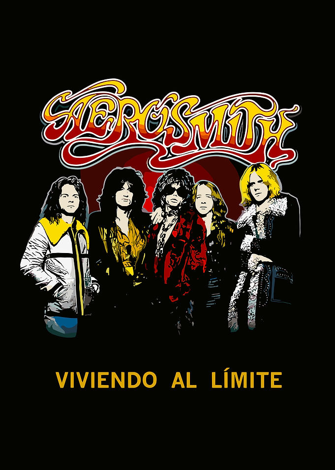 Aerosmith Band Poster